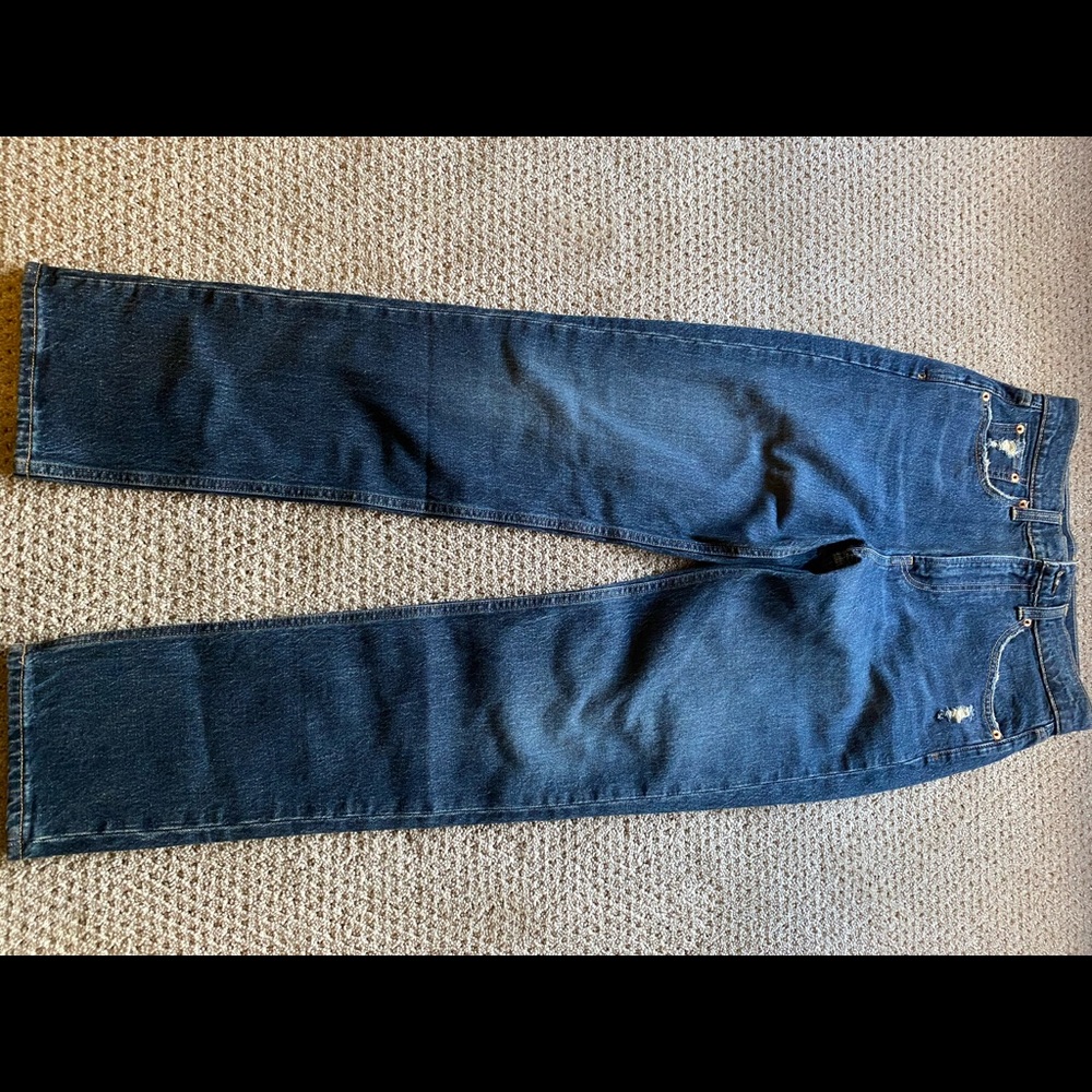 Gap high waist straight leg jeans